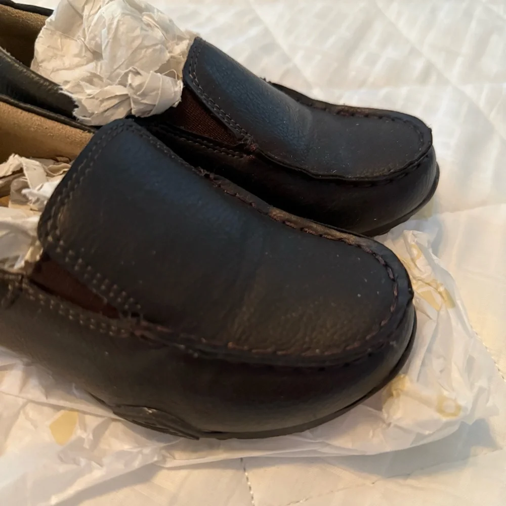The Children's Place dark brown Kids Moccasins